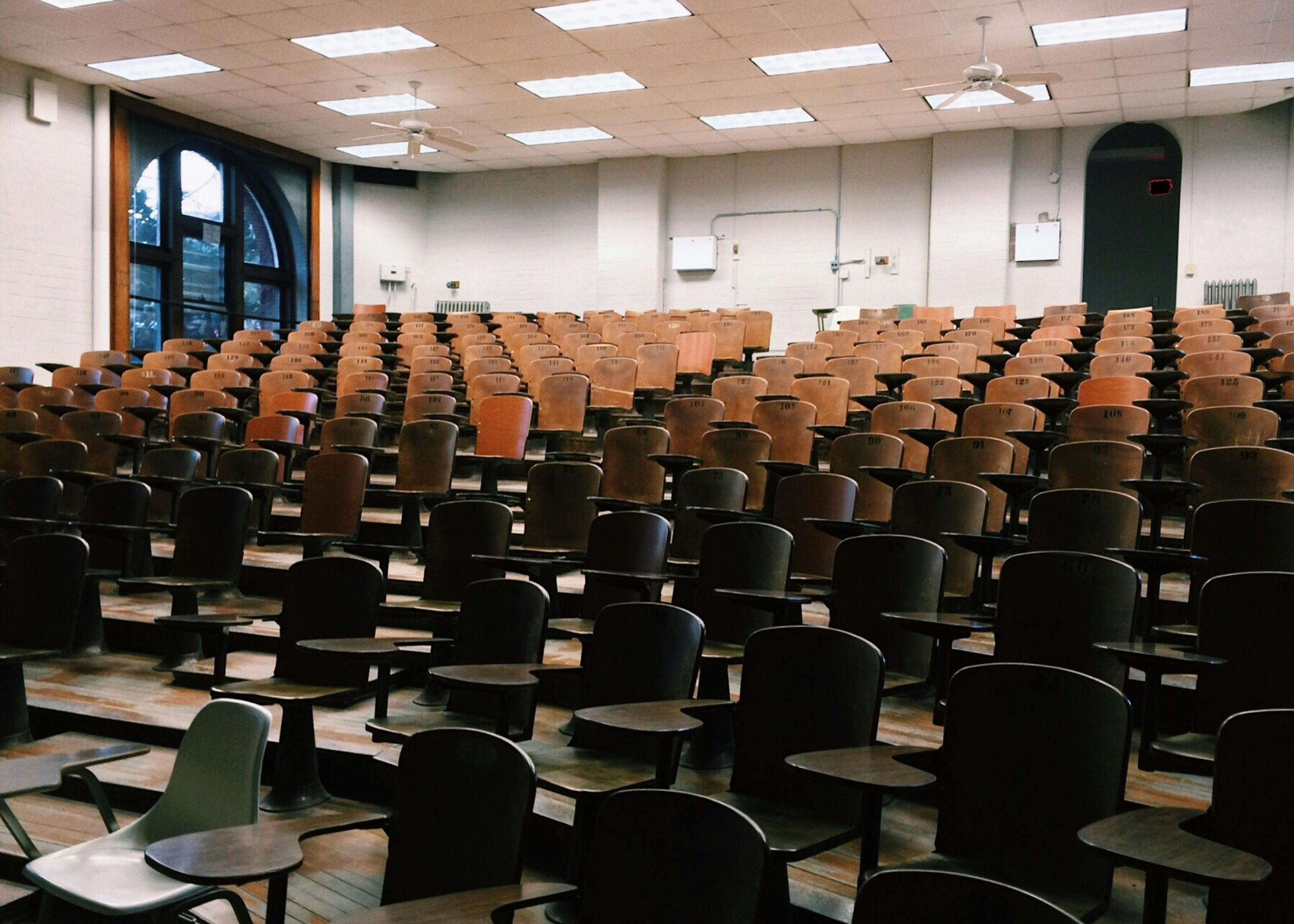 Picture of univeristy classroom